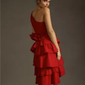 Anthropology Red dress size 8